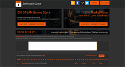Desktop Screenshot of dailyindiegame.com